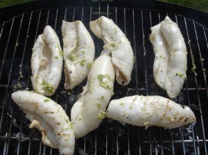 Calmars grillés à la mode Thaïe