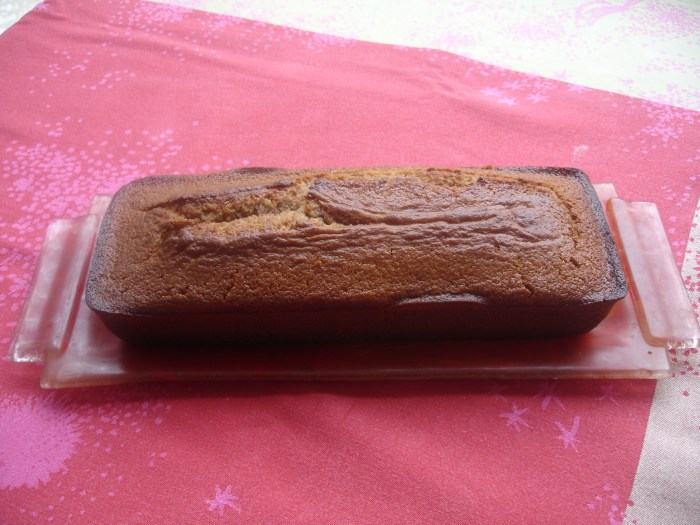 Cake à la crème de marrons