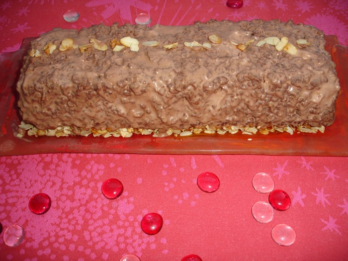 Pavé chocolat-nougatine