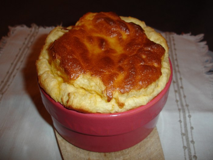 Soufflé à la mimolette vieille