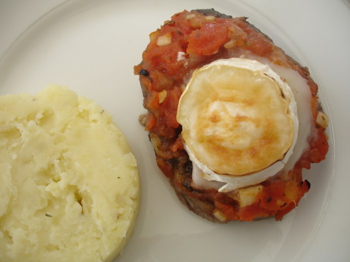 Noisette d'agneau au chèvre frais