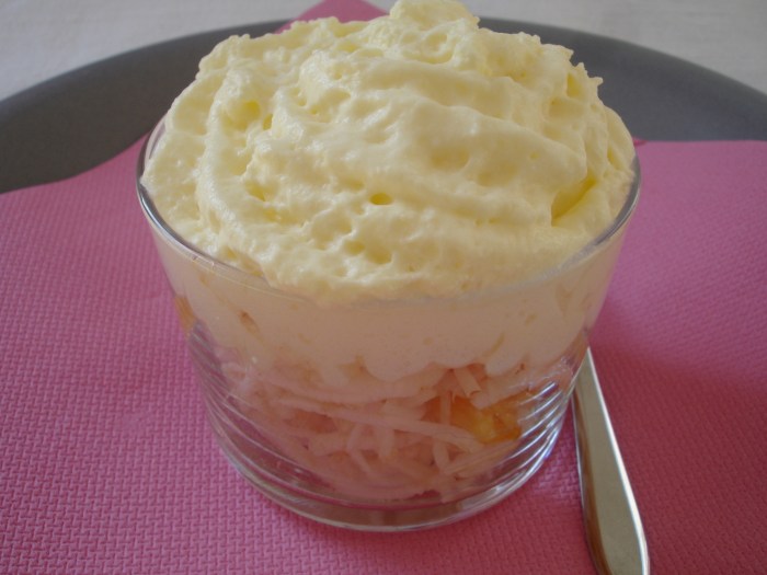 Verrine de crevettes grises aux agrumes