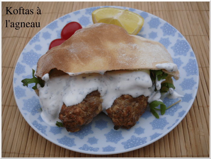 Koftas à l'agneau