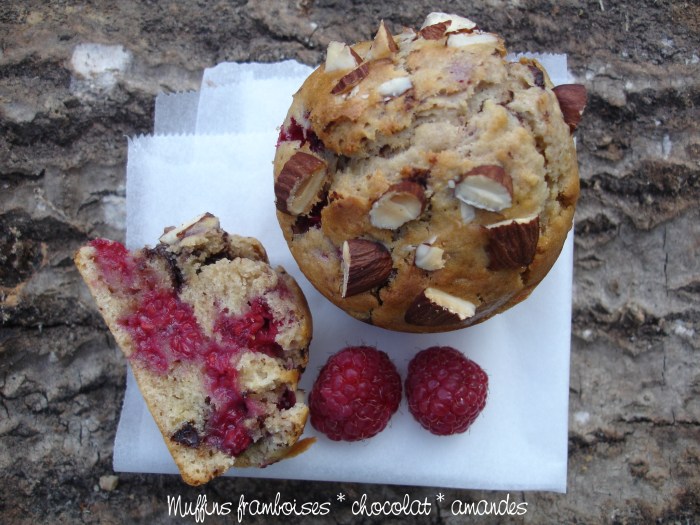 Muffins framboises chocolat amandes3