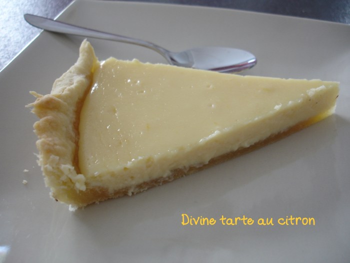 Tarte au citron