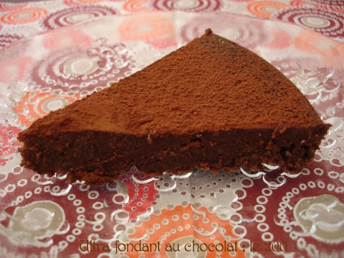Ultra fondant au chocolat