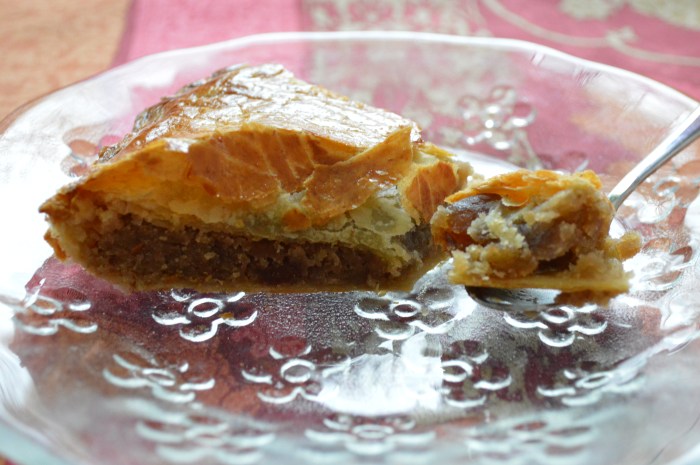 Galette des rois aux marrons glacés