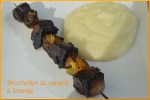 Brochettes de canard à l'orange