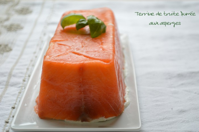 Terrine de truite fumée aux asperges