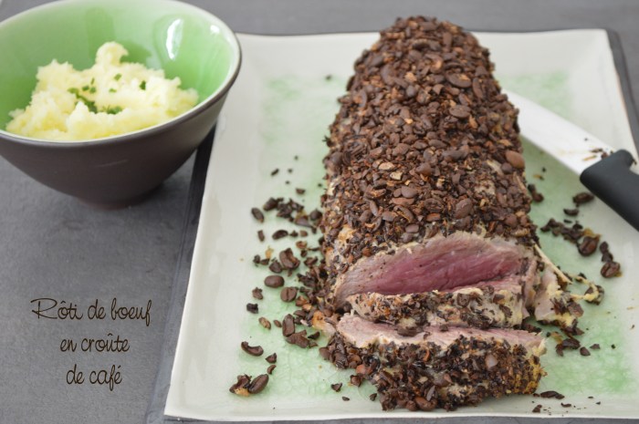 Rôti de boeuf en croûte de café