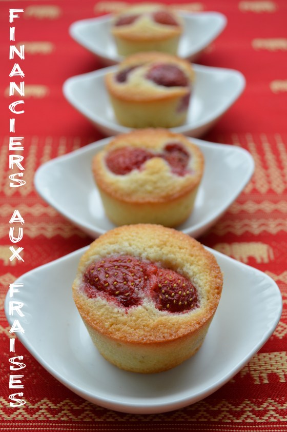 Financiers aux fraises