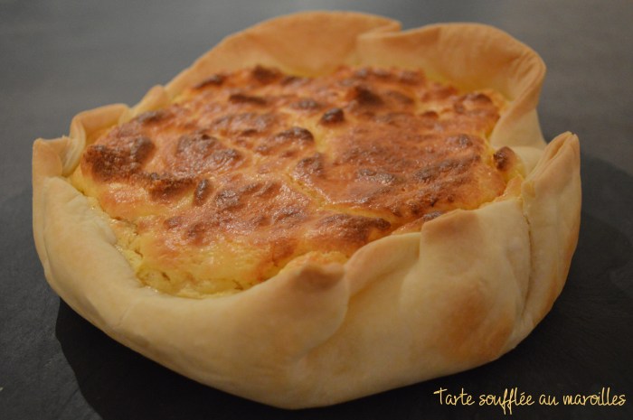 Tarte soufflée au maroilles
