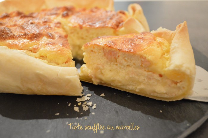 Tarte soufflée au maroilles