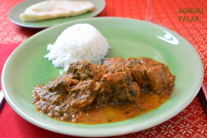 Agneau Palak