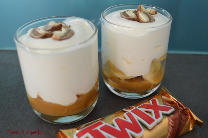 Banoffee au Twix® en verrine