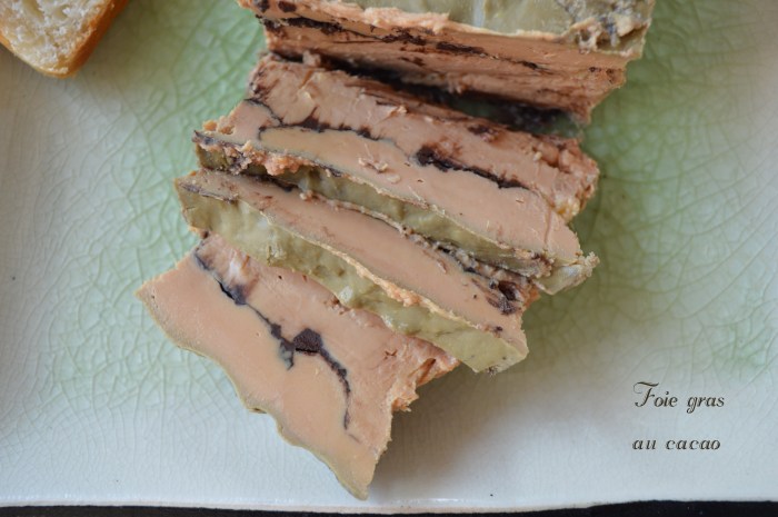 Foie gras au cacao