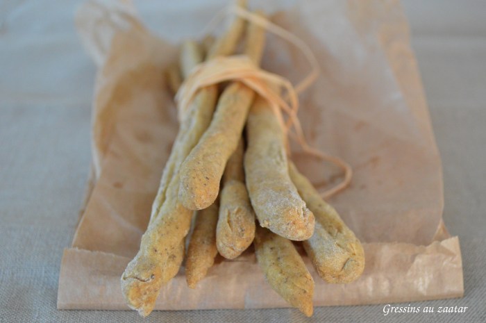 Gressins au zaatar