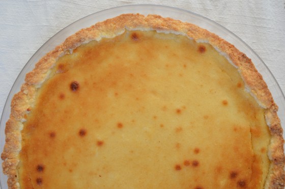 Tarte au citron et à la frangipane