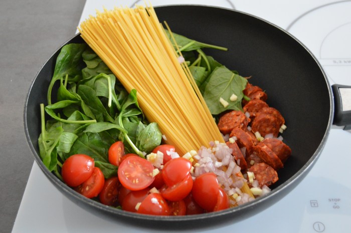 One pot pasta au chorizo