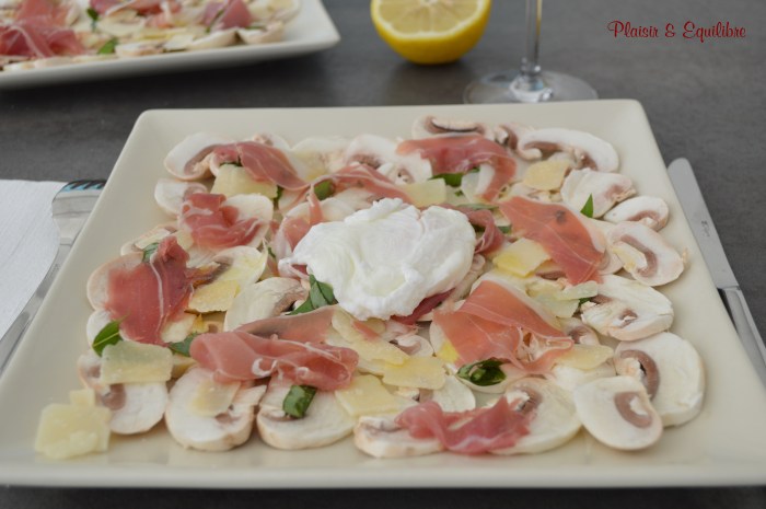 Salade de champignons de Paris