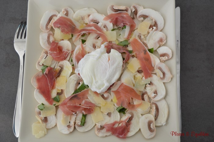 Salade de champignons de Paris