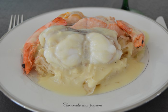 Choucroute aux poissons