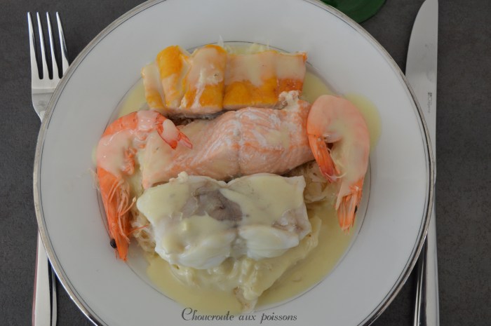 Choucroute aux poissons