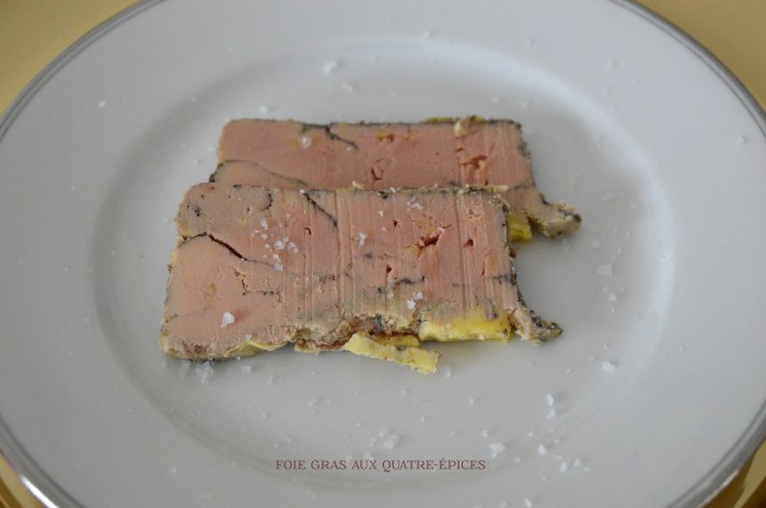 Foie gras maison aux quatre-épices