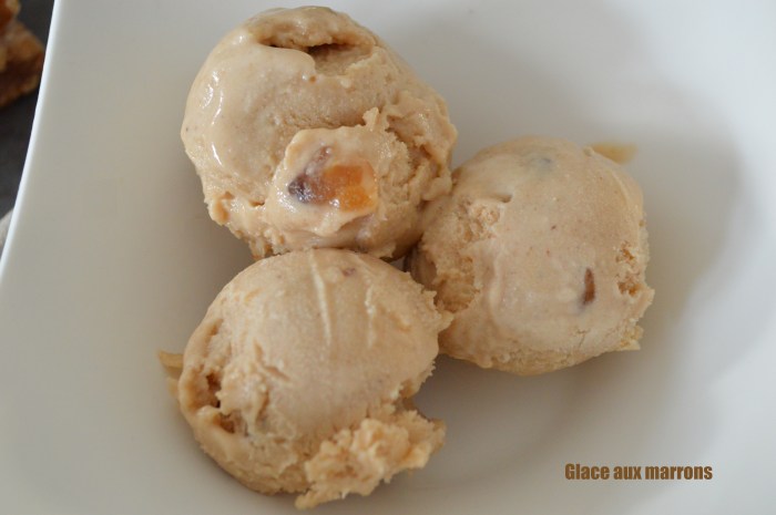Glace aux marrons