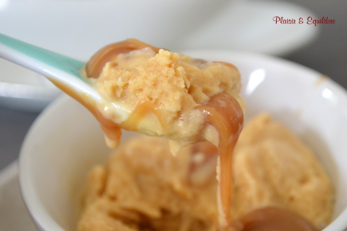 Glace au caramel beurre salé de Pierre Hermé sauce caramel