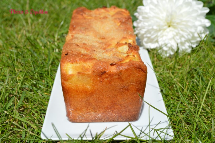 Cake aux pommes presque marbré