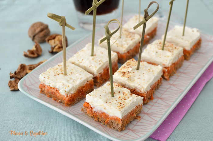 Carrés de chorizo et de chèvre frais