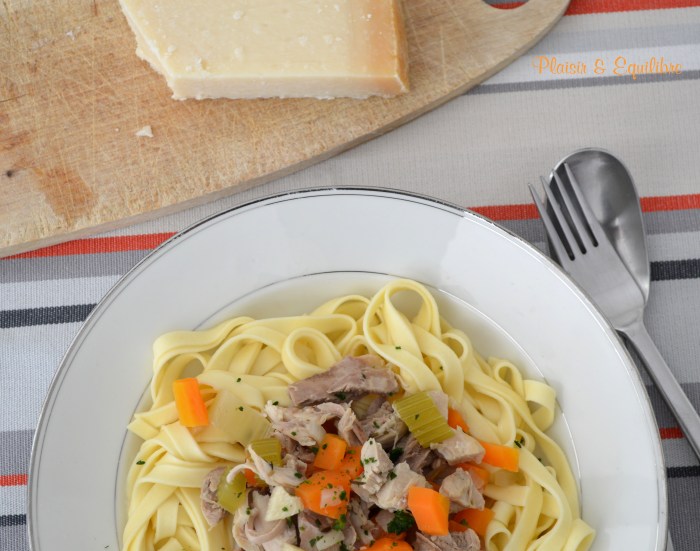 Tagliatelles au ragoût de poulet