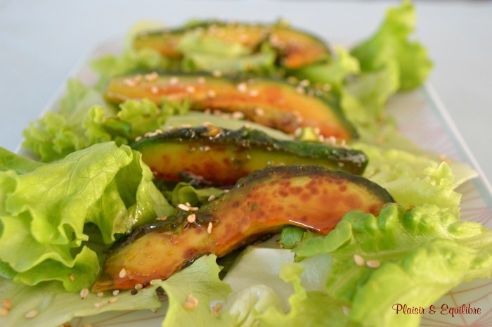 Avocat caramélisé au sirop d'érable