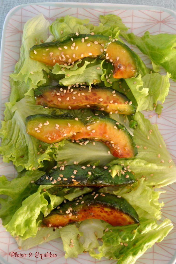 Avocat caramélisé au sirop d'érable