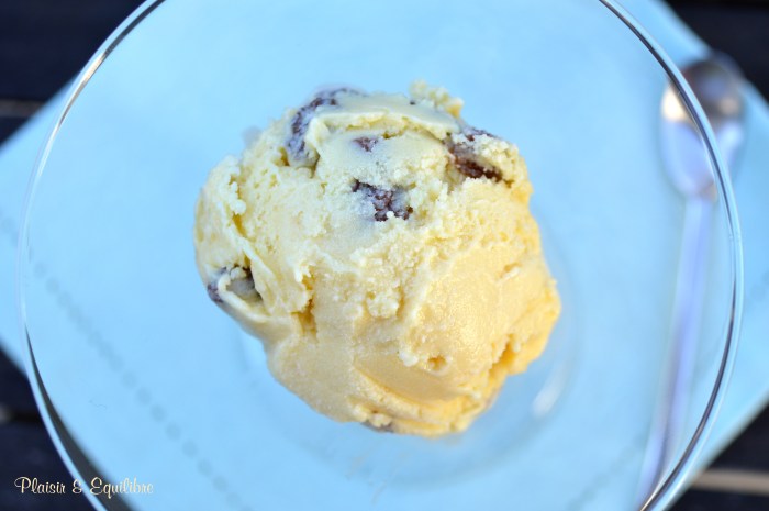 Glace rhum raisins