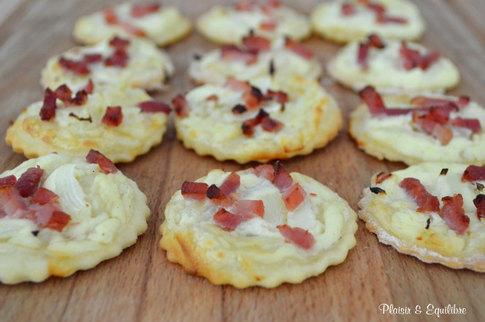 Mini tarte flambée "Flammekueche"