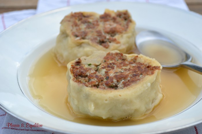 Tranches farcies et roulées "Fleischschnaka"