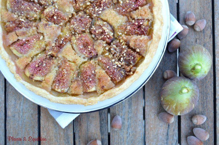 Tarte aux figues et noisettes