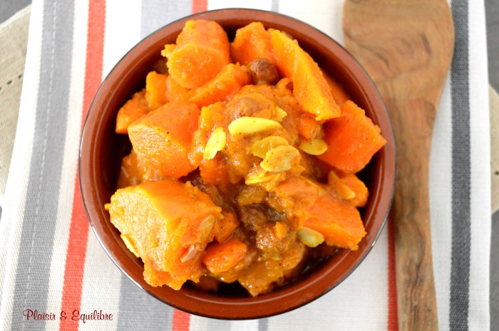 Tajine de légumes oranges