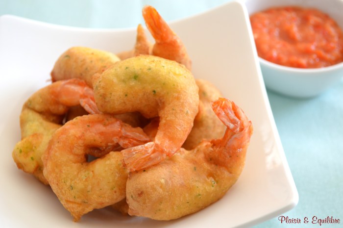 Beignets de crevettes sauce aigre-douce