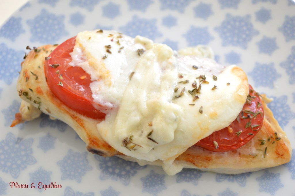 Escalope de poulet tomate mozzarella | Plaisir et Equilibre