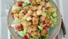 Salade tiède de ravioles