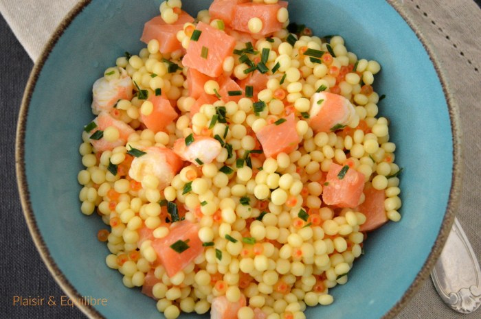 Perles en salade de la mer | Plaisir et Equilibre